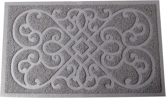 PetLike Cat Litter Box Mat, Thick Kitty Litter Trapping Mat, Durable,Waterproof &Washable with Non-Slip Backing, Soft on Kitty Paws and Easy to Clean, BPA Free