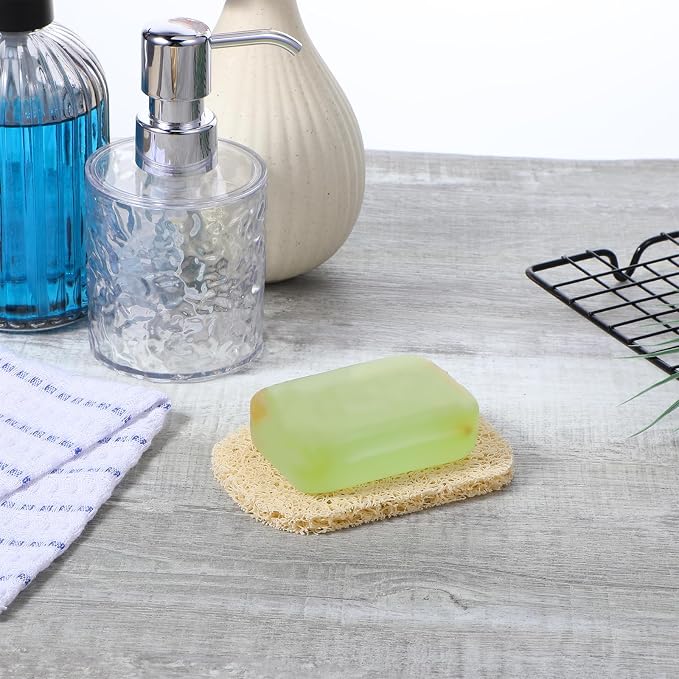 WLLHYF 50 Pcs Soap Savers Pads Draining Lift Pad Non-Slip Soap Holder Pad Dish Soap Holder Bar Draining Soap Bar Mat Soap Saver Dish for Shower Kitchen Bathroom
