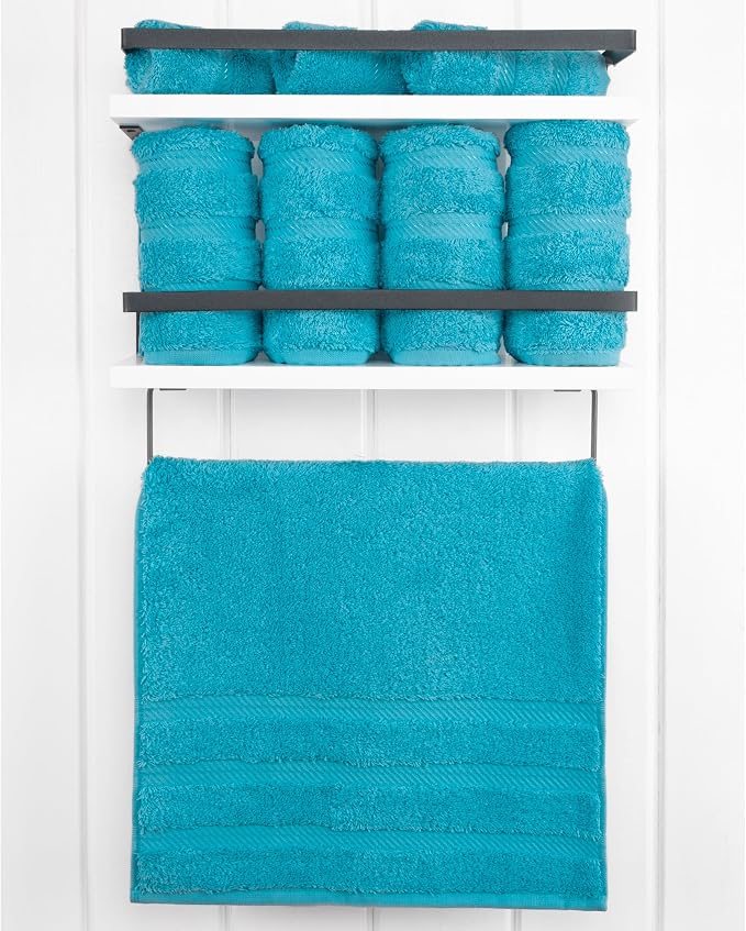 American Soft Linen 100% Cotton Luxury Turkish Towels, 4 PC Hand Towel Set | Soft Absorbent Quick Dry OEKO Tex Standard 100 Certificated Durable Machine Washable Premium Hotel Quality