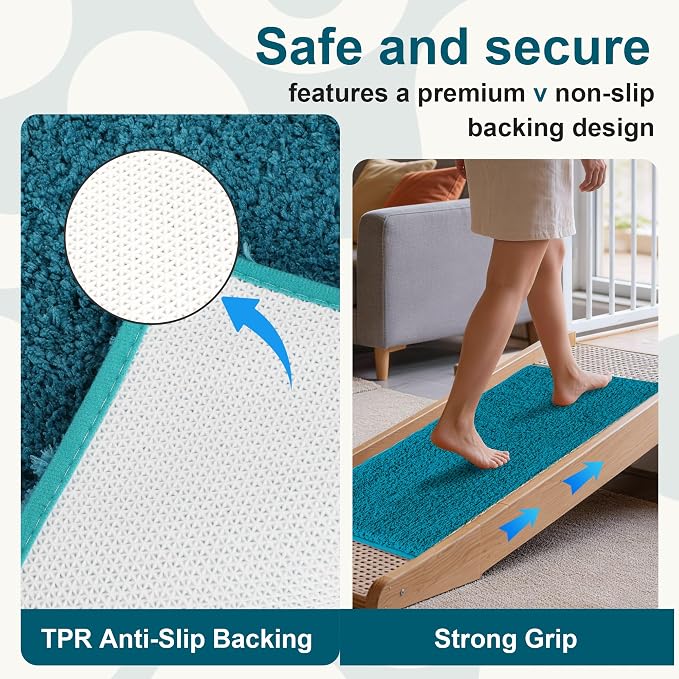 Bathroom Rugs Sets 2 Piece Non Slip Washable Bath Mat Set | Microfiber bath rug set with toilet mats for bathroom , Soft Absorbent toilet rug set TPR Rubber Backed bathroom floor mat