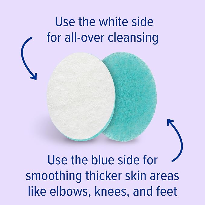 Buf-Puf Body Sponge | Exfoliating | Dermatologist Developed | Reusable | Pack of 2