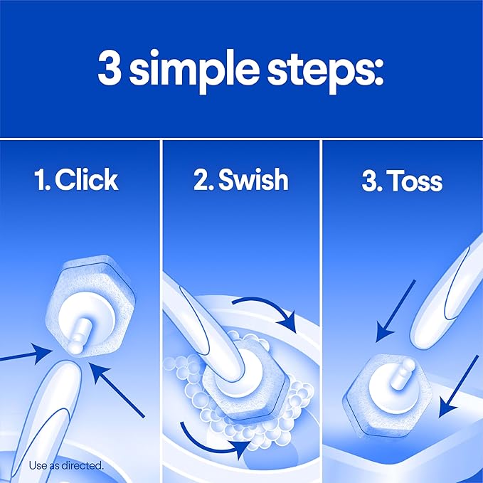 Clorox ToiletWand Toilet Cleaning System, Wand, Caddy and 6 Refill Heads