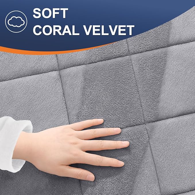 OLANLY Memory Foam Bath Mat 47x24, Ultra Soft and Absorbent Bathroom Rugs | Medium Grey, Quick Dry, Machine Washable Shower Bath Rugs, Comfortable Bath Carpet for Bathroom Floor, Tub and Shower