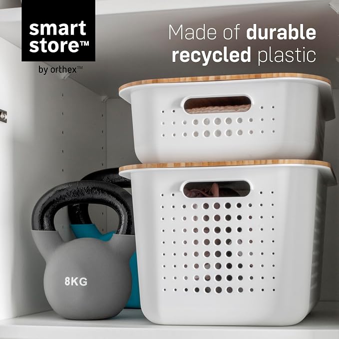 SmartStore - Bamboo Lid for Basket Recycled Storage Box