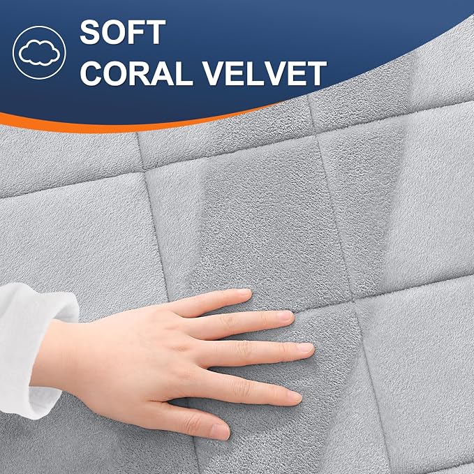 OLANLY Memory Foam Bath Mat 30x20, Ultra Soft and Absorbent Bathroom Rugs | Light Gray, Quick Dry, Machine Washable Shower Bath Rugs, Comfortable Bath Carpet for Bathroom Floor, Tub and Shower