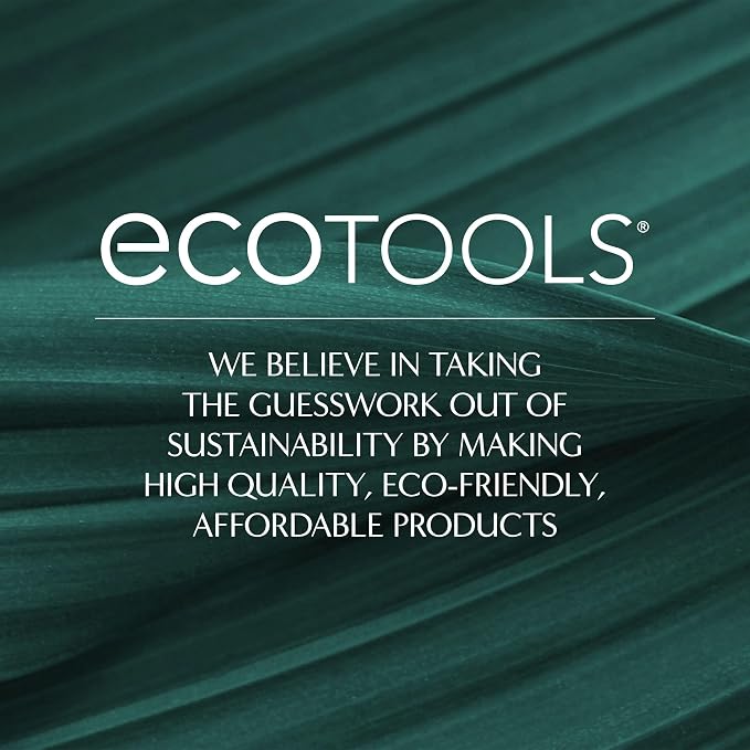 EcoTools Bath Bristle Brush, Back Scrubber for Shower with Long Handle | Smooth skin daily, body brush for showering with bamboo handle, vegan, cruelty-free, nylon bristles, back brush for shower