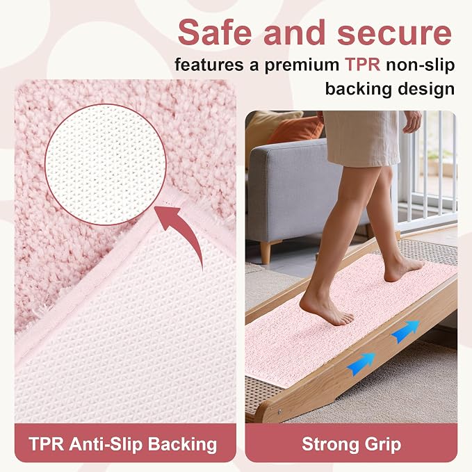 Bathroom Rugs Sets 2 Piece Non Slip Washable Bath Mat Set | Microfiber bath rug set with toilet mats for bathroom , Soft Absorbent toilet rug set TPR Rubber Backed bathroom floor mat