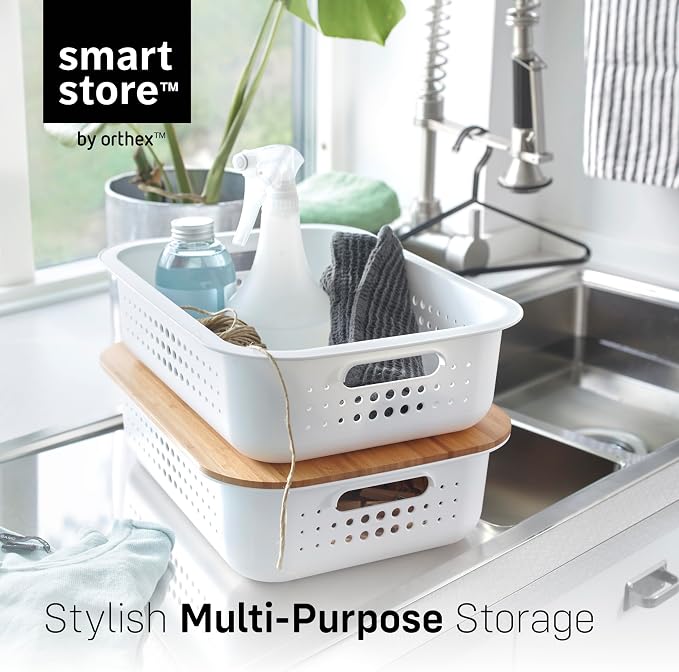 SmartStore - Bamboo Lid for Basket Recycled Storage Box