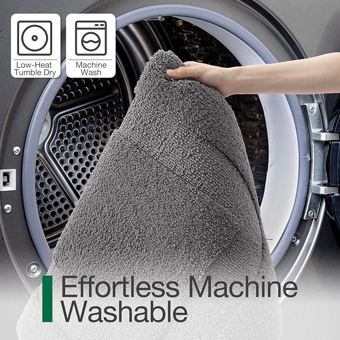 LUMI Large Bathroom Rugs Soft Absorbent, Non Slip Bath Mat 24x43, Dark Grey | Machine Washable with Rubber Backing, Quick Dry, Premium Microfiber Plush Carpet for Bathtub and Shower Floor