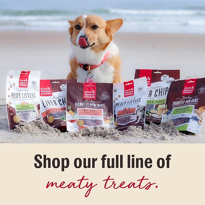 The Honest Kitchen Surf & Turf Meaty Littles: Chicken & Salmon Recipe, 4 oz Bag