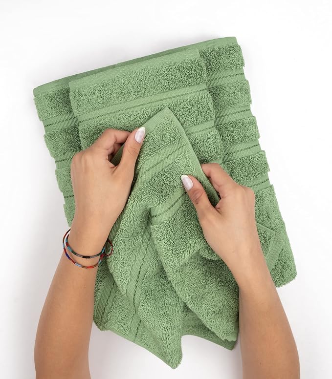 American Soft Linen 100% Cotton Luxury Turkish Towels, 4 PC Bath Towel Set | Soft Absorbent Quick Dry OEKO Tex Standard 100 Certificated Durable Machine Washable Premium Hotel Quality
