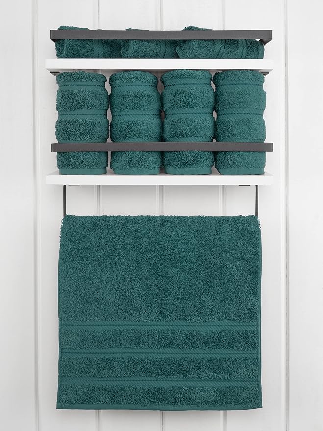 American Soft Linen 100% Cotton Luxury Turkish Towels, 4 PC Hand Towel Set | Soft Absorbent Quick Dry OEKO Tex Standard 100 Certificated Durable Machine Washable Premium Hotel Quality