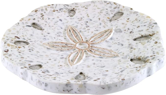 Avanti Linens - Soap Dish, Coastal Home Decor, Coastal Terrazzo