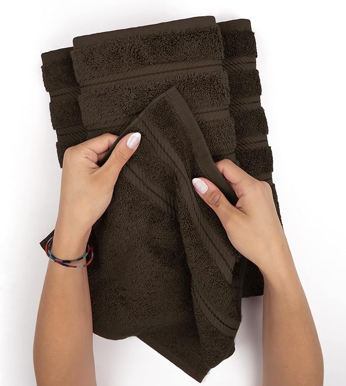 American Soft Linen 100% Cotton Luxury Turkish Towels, 4 PC Bath Towel Set | Soft Absorbent Quick Dry OEKO Tex Standard 100 Certificated Durable Machine Washable Premium Hotel Quality