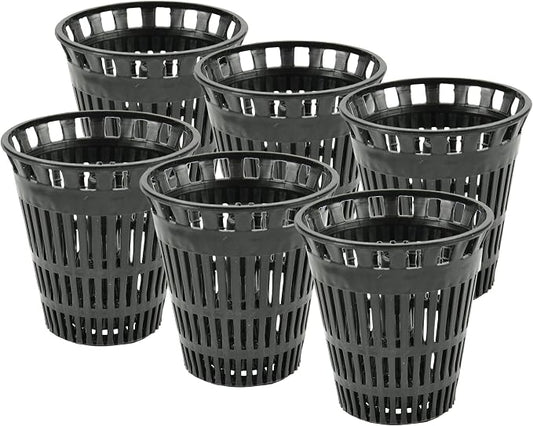 Danco Shower Hair Catcher Baskets, 6-Pack, Black (10739P)