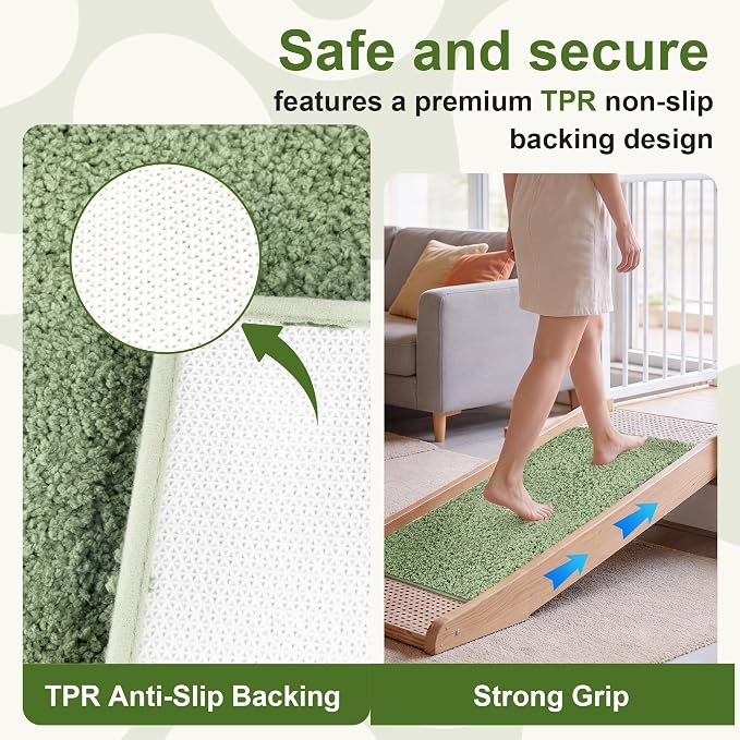 Bathroom Rugs Sets 2 Piece Non Slip Washable Bath Mat Set | Microfiber bath rug set with toilet mats for bathroom , Soft Absorbent toilet rug set TPR Rubber Backed bathroom floor mat