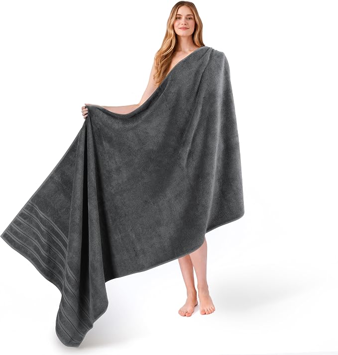 American Soft Linen 100% Cotton Luxury Turkish Towels, 35x70 XL Bath Sheet | Soft Absorbent Quick Dry OEKO Tex Standard 100 Certificated Durable Machine Washable Premium Hotel Quality