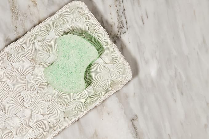 Spongables Pedi Scrub Foot Exfoliating 20+ Wash Sponge, Citron Eucalyptus, 6 Count (Pack of 6)