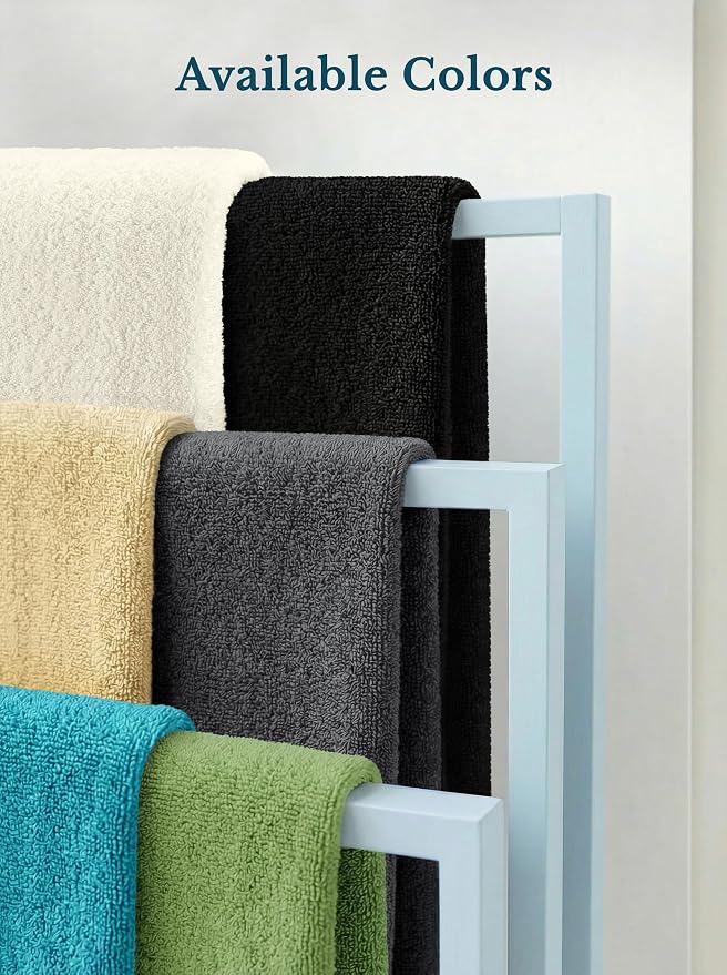 Utopia Towels 8 Pack Premium Bath Towels Set, 27 by 54 Inches, 100% Ring Spun Cotton 600GSM, Lightweight and Highly Absorbent Quick Drying Towels, Perfect for Daily Use, Ivory