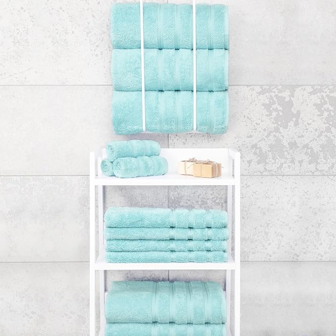 American Soft Linen 100% Cotton Luxury Turkish Towels, 4 PC Bath Towel Set | Soft Absorbent Quick Dry OEKO Tex Standard 100 Certificated Durable Machine Washable Premium Hotel Quality
