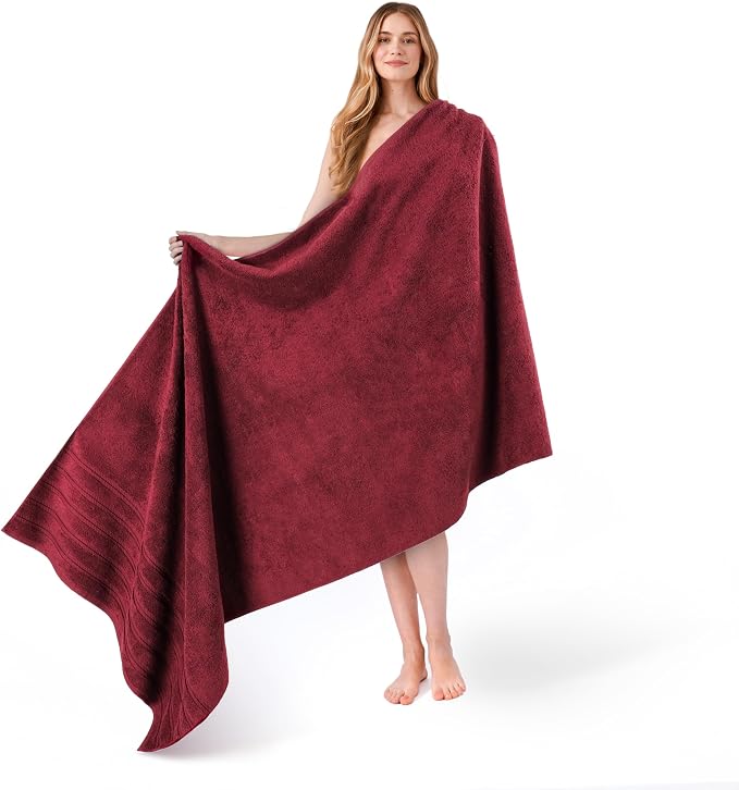 American Soft Linen 100% Cotton Luxury Turkish Towels, 35x70 XL Bath Sheet | Soft Absorbent Quick Dry OEKO Tex Standard 100 Certificated Durable Machine Washable Premium Hotel Quality