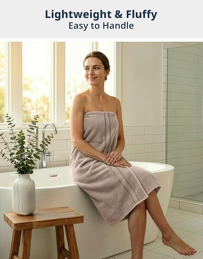 LANE LINEN Large Bath Sheets Oversized Soft Absorbent 4 Pack - Platinum | Bathroom Towels Large - Lightweight & Breathable, Fade-Resistant Color, Classic Terry Weave, Densely Woven