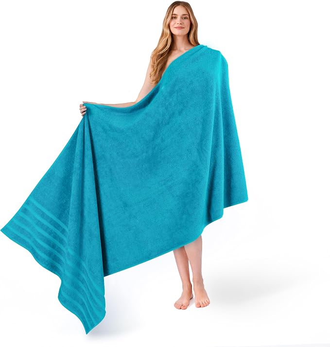 American Soft Linen 100% Cotton Luxury Turkish Towels, 35x70 XL Bath Sheet | Soft Absorbent Quick Dry OEKO Tex Standard 100 Certificated Durable Machine Washable Premium Hotel Quality
