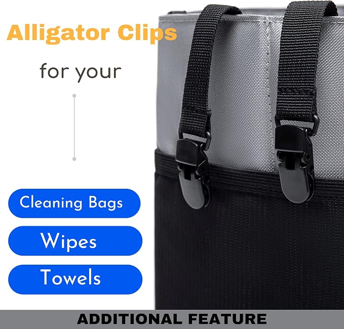 Cleaning Caddy with Handle and Shoulder Strap Organizer for Cleaning Supplies