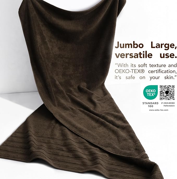 American Soft Linen 100% Cotton Luxury Turkish Towels, 35x70 XL Bath Sheet | Soft Absorbent Quick Dry OEKO Tex Standard 100 Certificated Durable Machine Washable Premium Hotel Quality