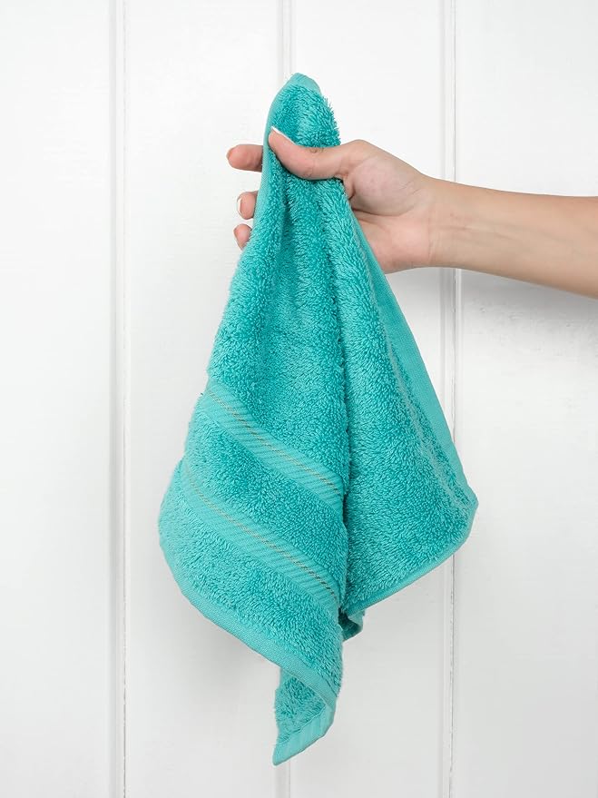 American Soft Linen 100% Cotton Luxury Turkish Towels, 4 PC Washcloth Set | Soft Absorbent Quick Dry OEKO Tex Standard 100 Certificated Durable Machine Washable Premium Hotel Quality