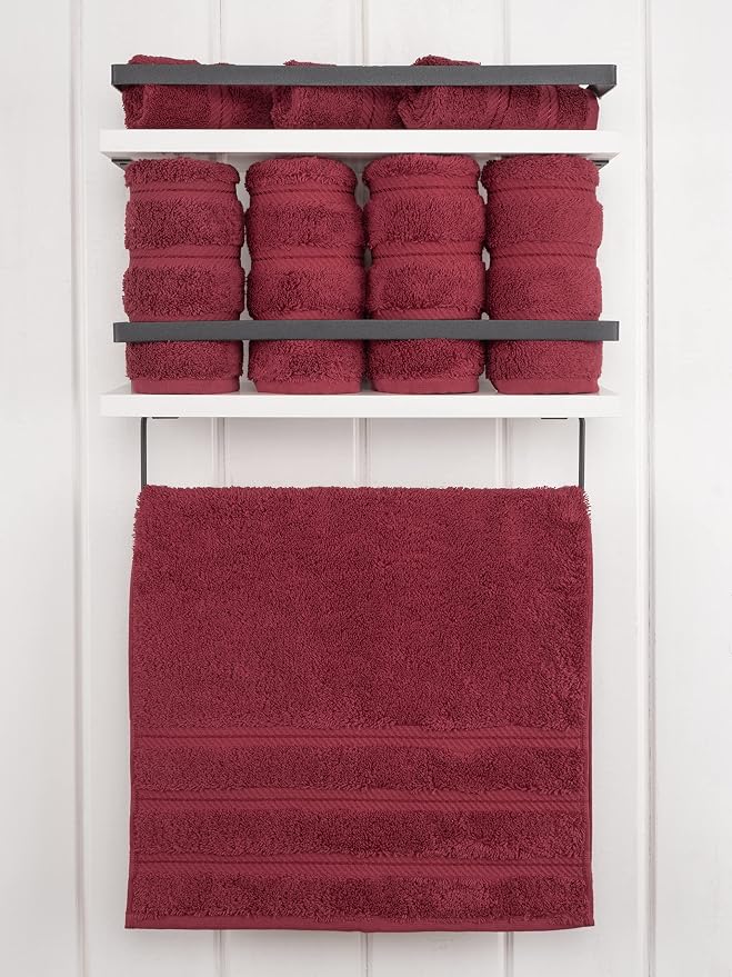 American Soft Linen 100% Cotton Luxury Turkish Towels, 4 PC Hand Towel Set | Soft Absorbent Quick Dry OEKO Tex Standard 100 Certificated Durable Machine Washable Premium Hotel Quality