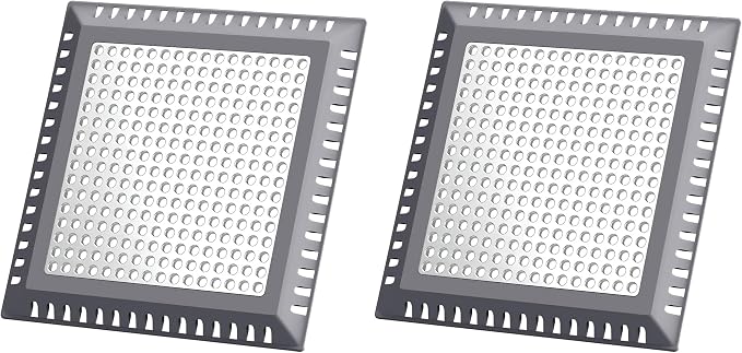 Shower Drain Hair Catcher/Drain Strainer/Shower Drain Cover for Bathroom Floor Drain, Stainless Steel and Silicone (Patented Product) (Pack of 2)