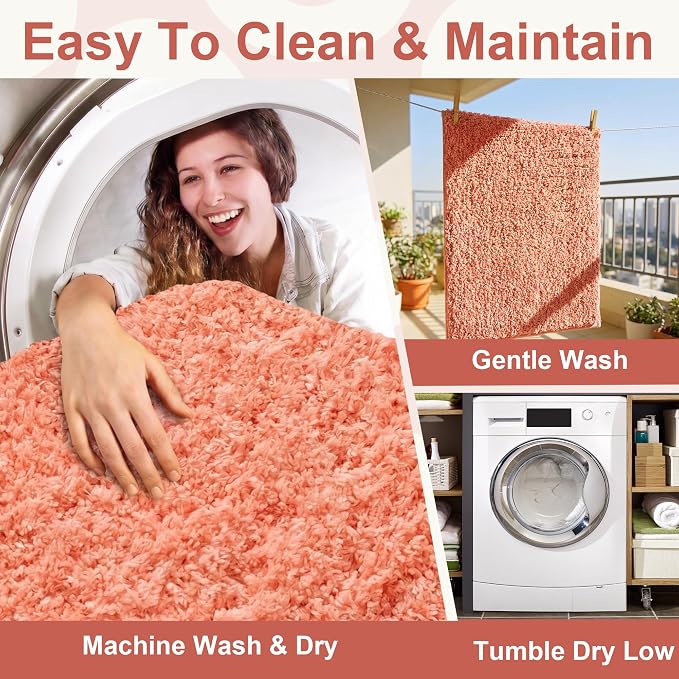 Bathroom Rugs Sets 2 Piece Non Slip Washable Bath Mat Set | Microfiber bath rug set with toilet mats for bathroom , Soft Absorbent toilet rug set TPR Rubber Backed bathroom floor mat