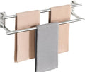 Alise 24'' Double Towel Bars for Bathroom,Wall Mount Towel Holder Towel Racks for Bathroom Labatory,SUS304 Stainless Steel Towel Hanger Towel Rails,Brushed Nickel