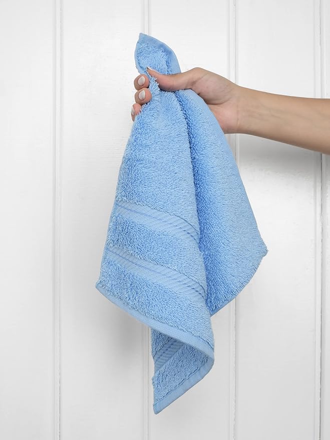 American Soft Linen 100% Cotton Luxury Turkish Towels, 4 PC Washcloth Set | Soft Absorbent Quick Dry OEKO Tex Standard 100 Certificated Durable Machine Washable Premium Hotel Quality