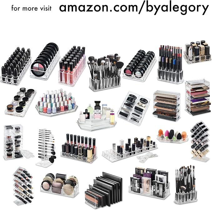 Acrylic Rollerball Perfume Organizer Beauty Scent Holder 24 Space Organization Refillable Container Tall Scented Oil Storage Display Case