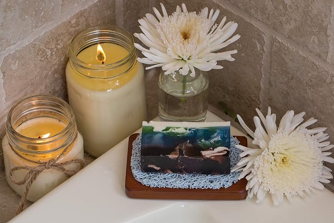 Aira Soap Saver - Dish & Holder - BPA Free Shower & Bath Soap Holder - Drains Water, Circulates Air, Extends Soap Life - Easy to Clean, Fits All Dish Sets - Sage Turtle