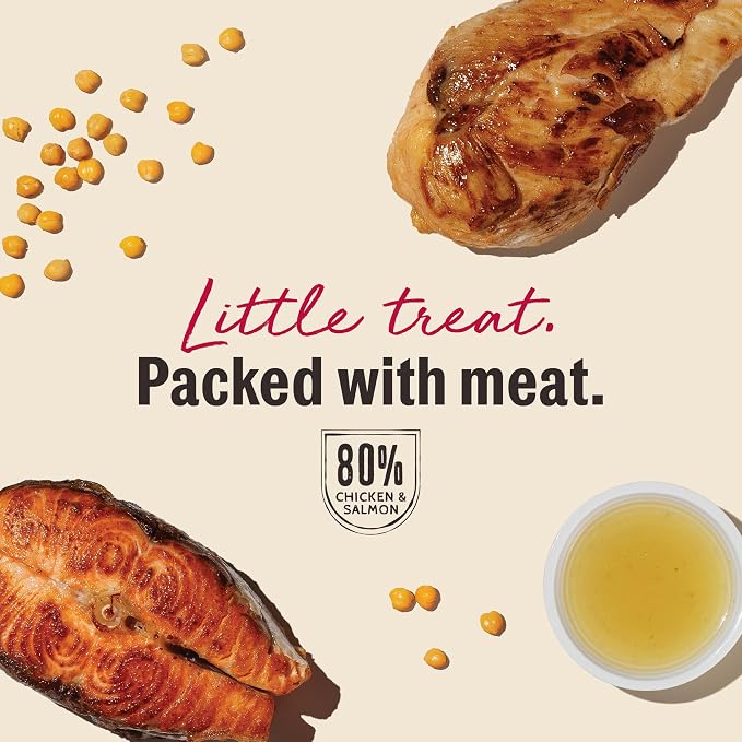 The Honest Kitchen Surf & Turf Meaty Littles: Chicken & Salmon Recipe, 4 oz Bag