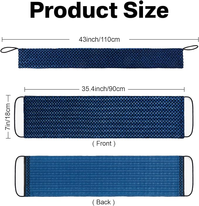Dual-Textured Exfoliating Washcloth Towel - Back Scrubber for Use in Shower Bath, Exfoliating Body Scrubber Exfoliator, Japanese Exfoliate Loofah Lufa Sponge Wash Cloth for Women Men