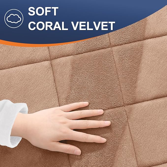 OLANLY Memory Foam Bath Mat 59x24, Ultra Soft and Absorbent Bathroom Rugs | Dark Beige, Quick Dry, Machine Washable Shower Bath Rugs, Comfortable Bath Carpet for Bathroom Floor, Tub and Shower