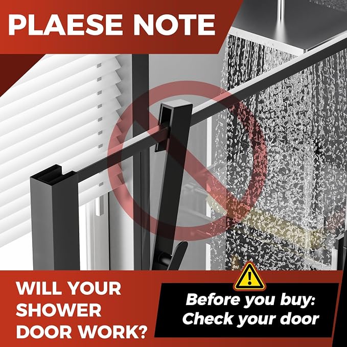 Shower Door Hooks 10 Inch,Extended Heavy Duty Shower Hooks for Towels,Over the Towel Hooks for Bathroom Frameless Glass Door (Black,2 Pack)