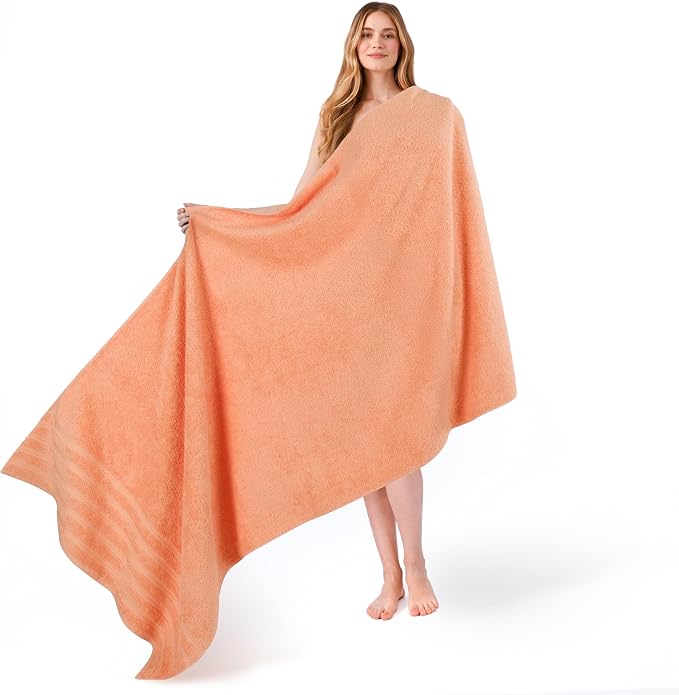 American Soft Linen 100% Cotton Luxury Turkish Towels, 35x70 XL Bath Sheet | Soft Absorbent Quick Dry OEKO Tex Standard 100 Certificated Durable Machine Washable Premium Hotel Quality
