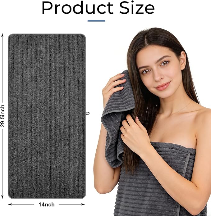ZVH Hand Towels for Bathroom 6pcs,Quick Dry Microfiber,Super Soft | 14X29.5inch,Hand Towels With Hanging Loops for Spa,Kitchen,Hotel (Brick red+Dark grey+Brown, Set of 6)