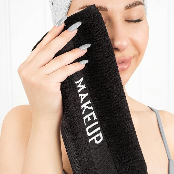 American Soft Linen 100% Cotton Luxury Turkish Towels, Makeup Remover Set | Soft Absorbent Quick Dry OEKO Tex Standard 100 Certificated Durable Machine Washable Premium Hotel Quality