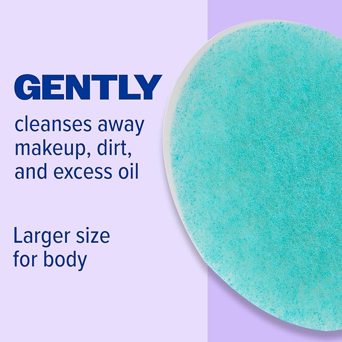 Buf-Puf Body Sponge | Exfoliating | Dermatologist Developed | Reusable | Pack of 2