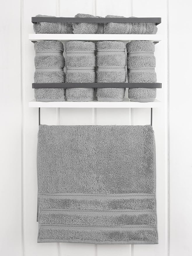 American Soft Linen 100% Cotton Luxury Turkish Towels, 4 PC Hand Towel Set | Soft Absorbent Quick Dry OEKO Tex Standard 100 Certificated Durable Machine Washable Premium Hotel Quality
