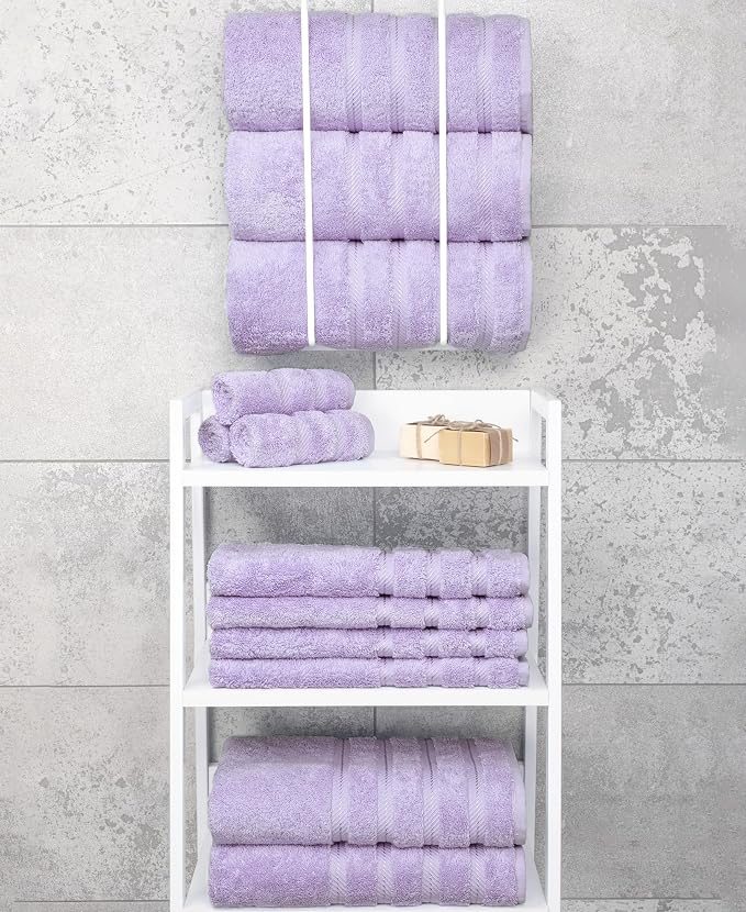 American Soft Linen 100% Cotton Luxury Turkish Towels, 4 PC Bath Towel Set | Soft Absorbent Quick Dry OEKO Tex Standard 100 Certificated Durable Machine Washable Premium Hotel Quality