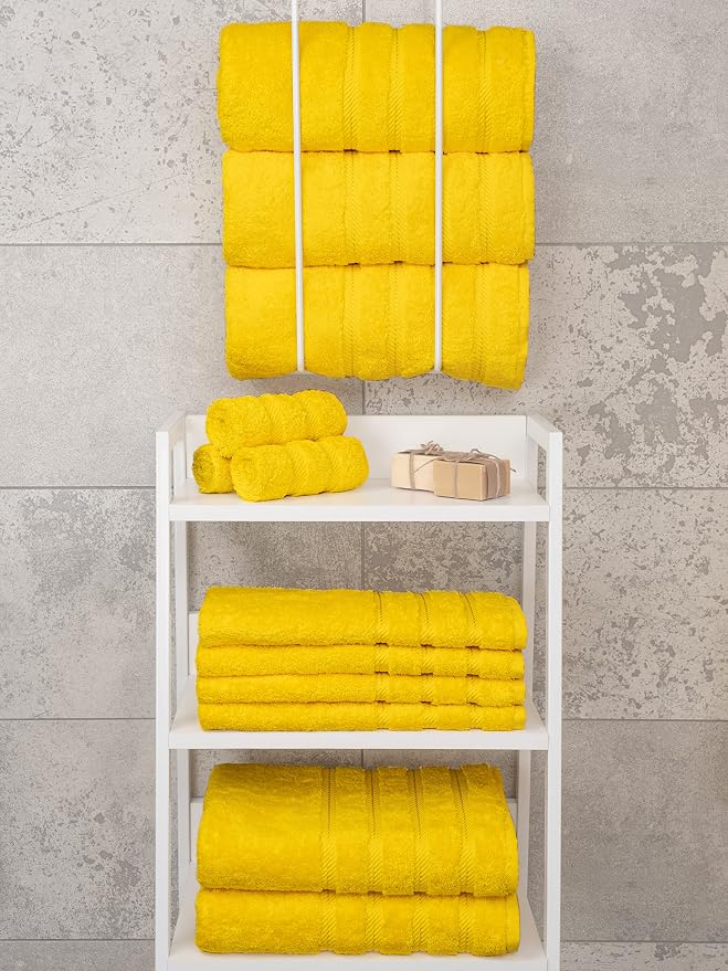 American Soft Linen 100% Cotton Luxury Turkish Towels, 4 PC Bath Towel Set | Soft Absorbent Quick Dry OEKO Tex Standard 100 Certificated Durable Machine Washable Premium Hotel Quality