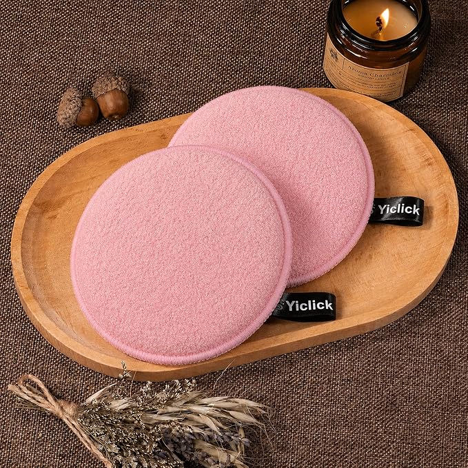 Exfoliating Body Scrubber, 2 Pack Shower Loofah Sponge with Handle, Dual-Sided Body Scrub Pad for Bathing, Rich Lather Bath Sponge for Men and Women