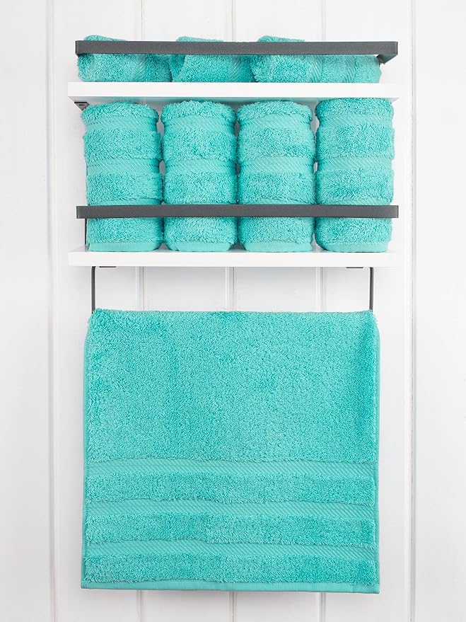 American Soft Linen 100% Cotton Luxury Turkish Towels, 4 PC Hand Towel Set | Soft Absorbent Quick Dry OEKO Tex Standard 100 Certificated Durable Machine Washable Premium Hotel Quality